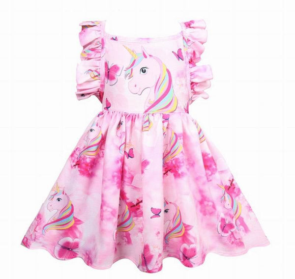 Pink Dress With Unicorn